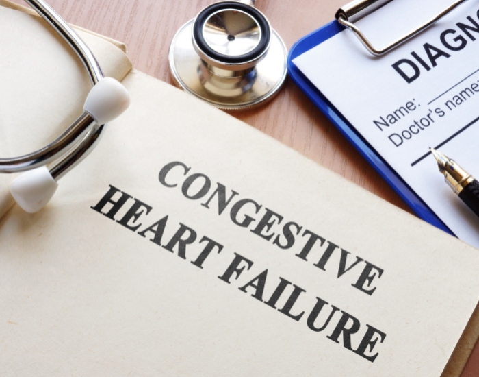 Congestive heart failure and coughing
